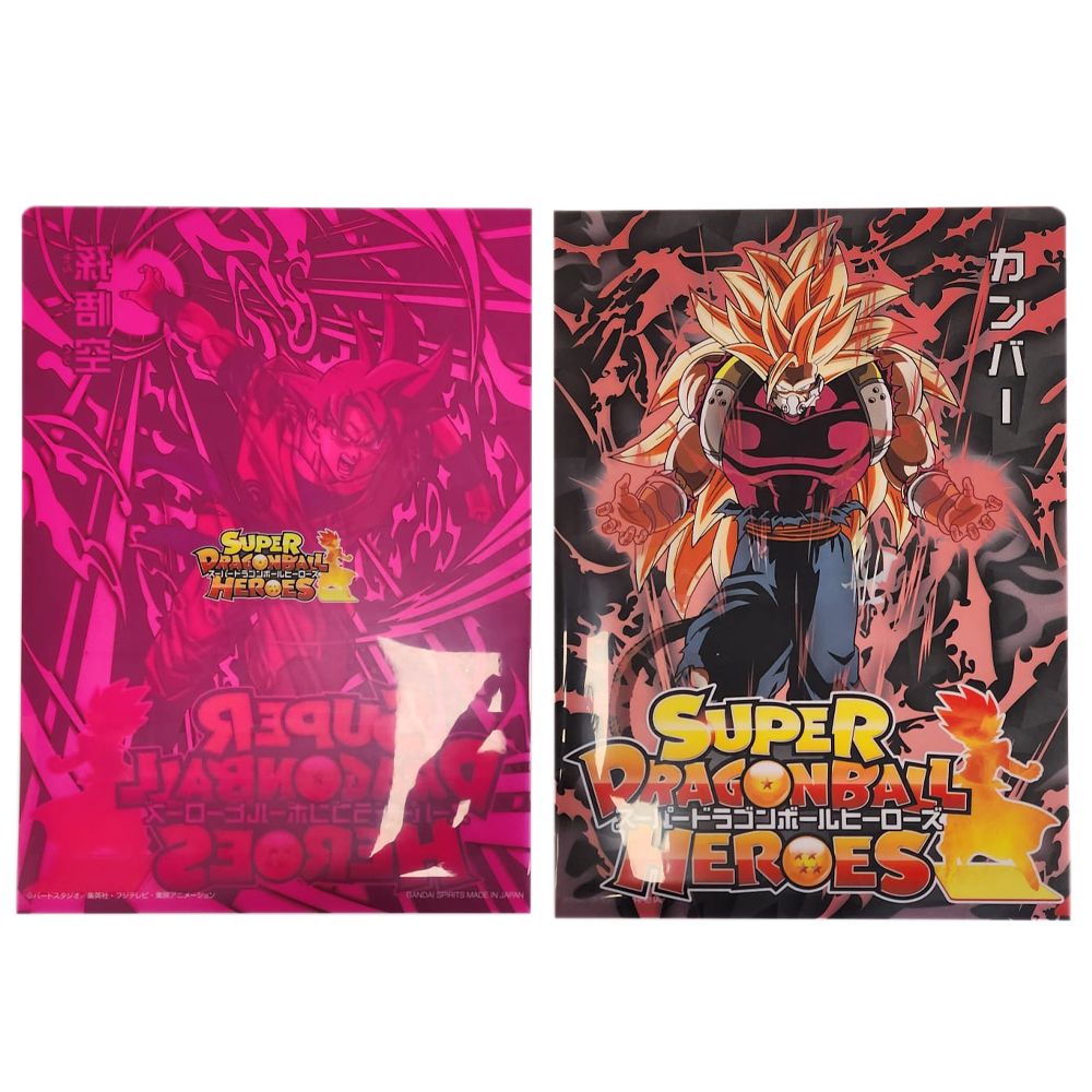 Dragon Ball Super Super Hero - Duo Porte Documents Son Goku SSJ God & Cumber SSJ3