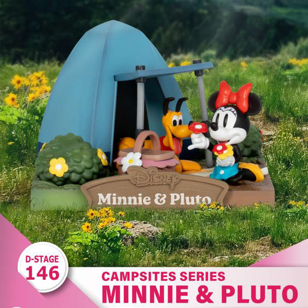 Disney - Figurine Minnie Mouse & Pluto D-Stage Campsite Series [146]