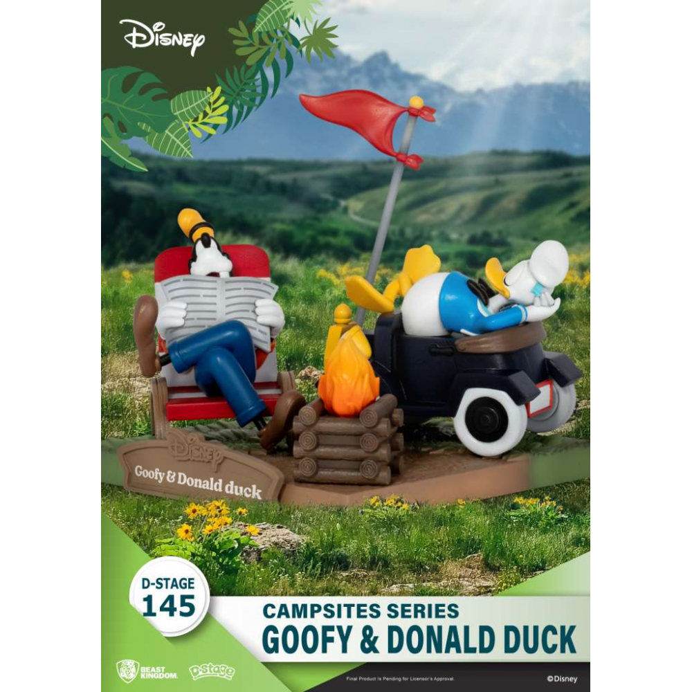 Disney - Figurine Dingo & Donald Duck D-Stage Campsite Series [145]