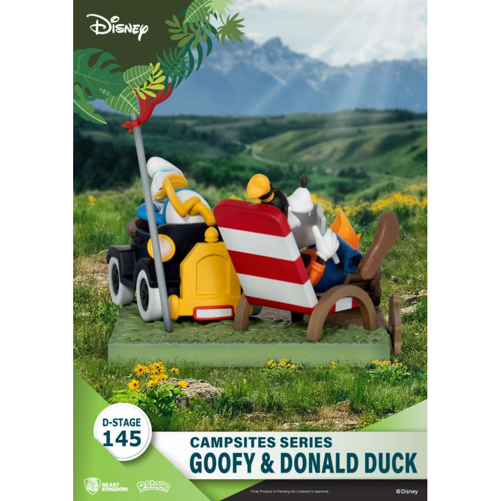 Disney - Figurine Dingo & Donald Duck D-Stage Campsite Series [145]