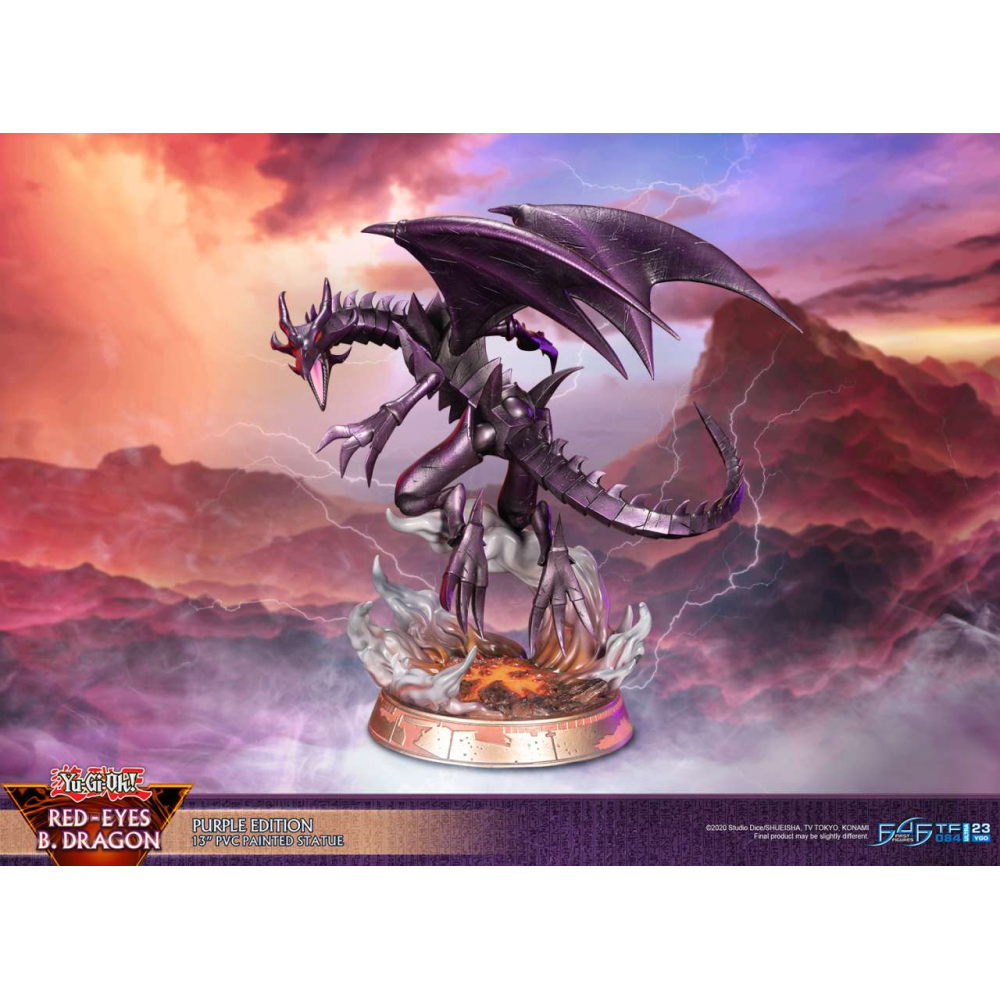 Yu-Gi-Oh! - Figurine Red-Eyes B.Dragon Purple Edition