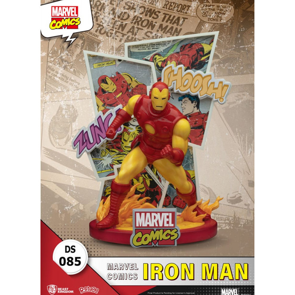 Marvel - Figurine Iron Man Marvel Comics D-Stage [085]