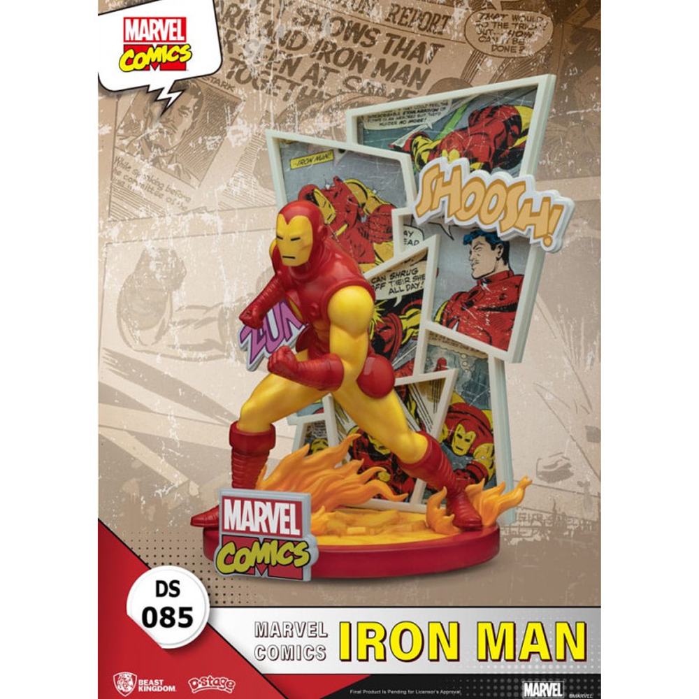 Marvel - Figurine Iron Man Marvel Comics D-Stage [085]