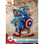 Marvel - Figurine Captain America Marvel Comics D-Stage [086]