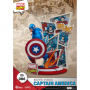 Marvel - Figurine Captain America Marvel Comics D-Stage [086]