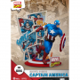 Marvel - Figurine Captain America Marvel Comics D-Stage [086]