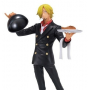 One Piece - Figurine Sanji Vinsmoke Plateau Ichiban Kuji Version noire