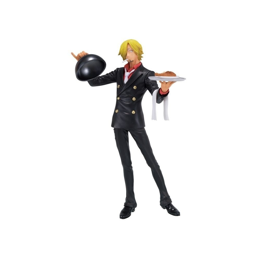 One Piece - Figurine Sanji Vinsmoke Plateau Ichiban Kuji Version noire