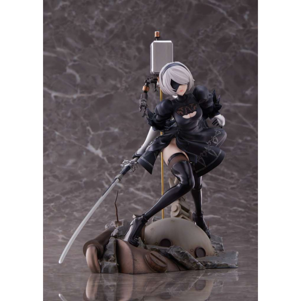 NieR Automata - Figurine Ver1.1A 2B 1/7 Deluxe Version