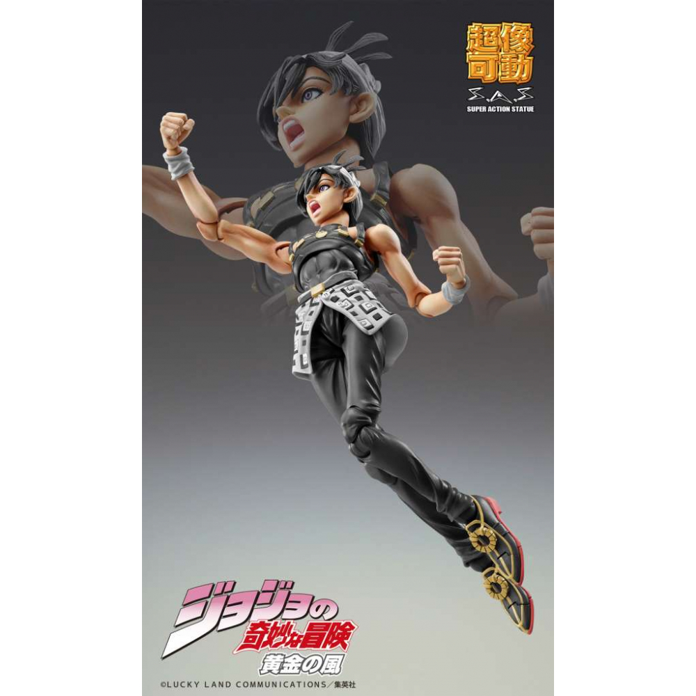 Jojo's Bizarre Adventure Golden Wind - Figurine Narancia Ghirga & As Black Chozokado