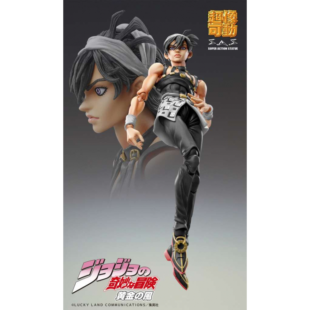 Jojo's Bizarre Adventure Golden Wind - Figurine Narancia Ghirga & As Black Chozokado