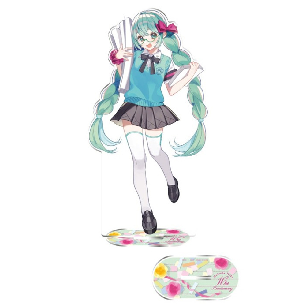 Vocaloid - Strap Acrylique Hatsune Miku 16TH Anniversary Platinum