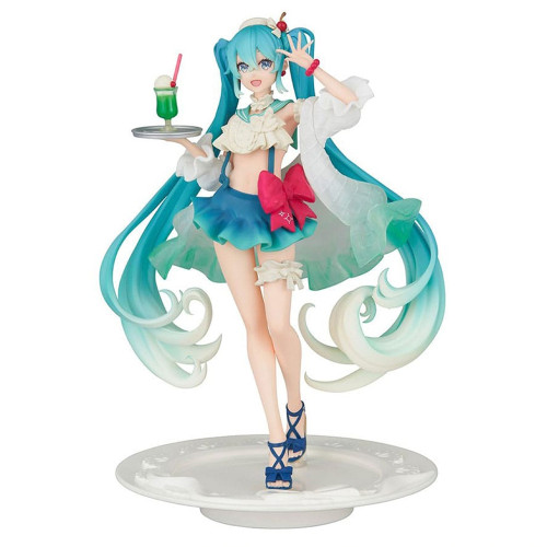 Vocaloid - Figurine Hatsune Miku Sweet Sweets Series Melon Soda Float Ver.