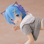 Re:ZERO - Starting Life In Another World - - Figurine Rem Desktop Cute Renewal Cat Roomwear Ver.