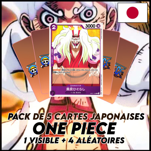 One Piece - Pack De 5 Cartes Japonaises One Piece Higurashi + 4 Aléatoires [OP01]