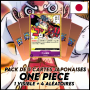 One Piece - Pack De 5 Cartes Japonaises One Piece Monkey D. Luffy & Ulti + 4 Aléatoires [OP01]