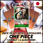 One Piece - Pack De 5 Cartes Japonaises One Piece Trafalgar Law + 4 Aléatoires [OP02]