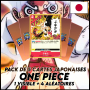 One Piece - Pack De 5 Cartes Japonaises One Piece Portgas D. Ace Vs Marshall D. Teach + 4 Aléatoires [OP03]