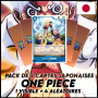 One Piece - Pack De 5 Cartes Japonaises One Piece Carotte Oignon & Piment + 4 Aléatoires [OP03]