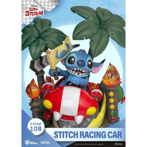 Disney - Figurine Stitch Racing Car D-Stage