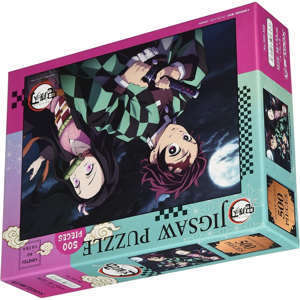 Demon Slayer Kimetsu No Yaiba - Puzzle 500 Pièces Tanjiro Kamado & Nezuko Kamado