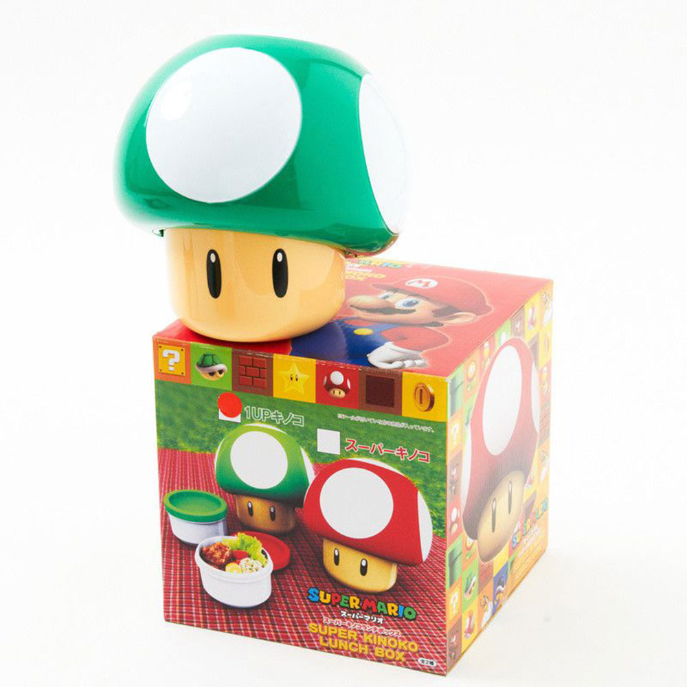 Super Mario - Champignon Super Kinoko Boîte A Lunch Verte