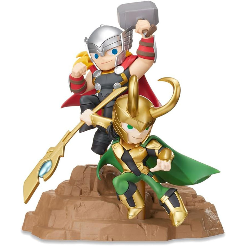 Marvel - Figurine Thor Et Loki Gurihiru Art Luminasta