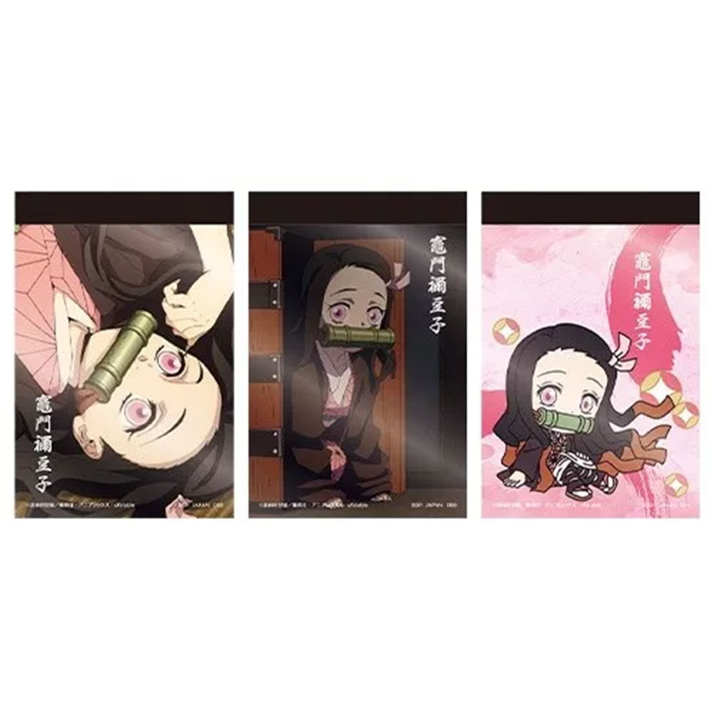 Demon Slayer Kimetsu No Yaiba - Trio Set Bloc Notes Nezuko Kamado Demon Slayer Tengen Uzui Is Here Ichiban Kuji Lot I