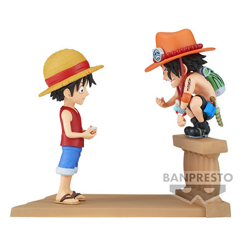 One Piece - Figurine Monkey D. Luffy Vs Ace WCF Log Stories