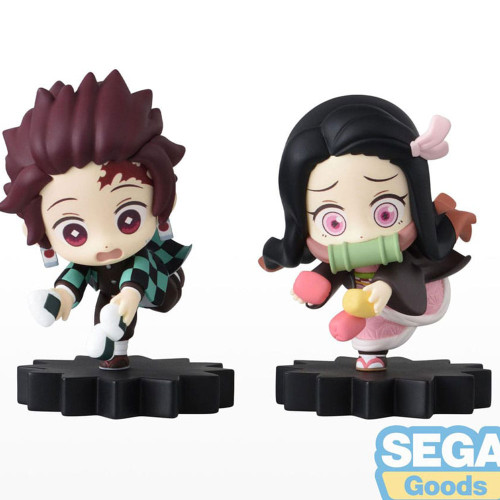 Demon Slayer Kimetsu No Yaiba - Pack Figurines Kamado Tanjiro & Kamado Nezuko mOH!ment Figures Vol.1