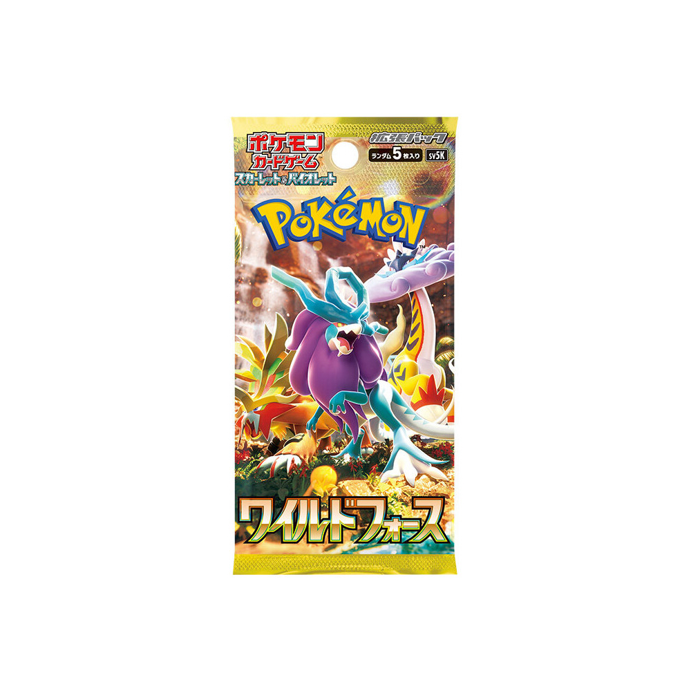 Pokémon - Pack Display Booster Wild Force Ecarlate & Violet Japonais [SV5K]