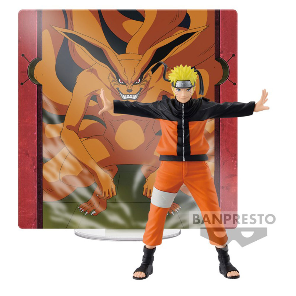 Naruto Shippuden - Figurine Naruto Uzumaki Kyubi Panel Spectacle