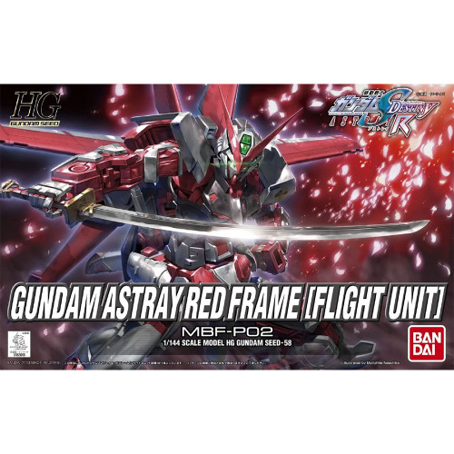 Gundam - Maquette Astray Red Frame "Flight Unit" Gundam Gunpla 1/144 [HG]