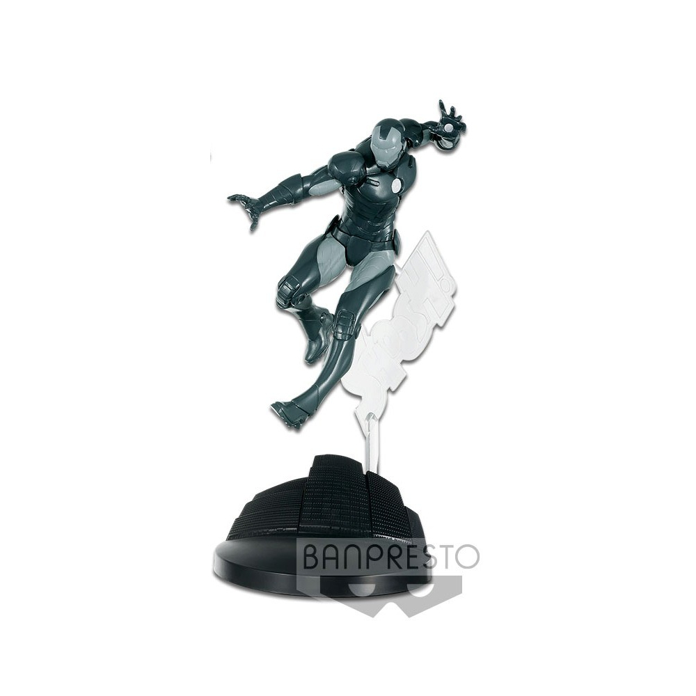 Iron Man - Figurine Iron Man Creator X Creator Version Gris