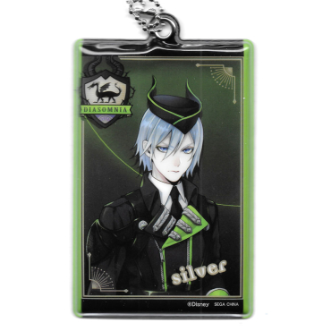 Twisted Wonderland - Rubber Strap Silver