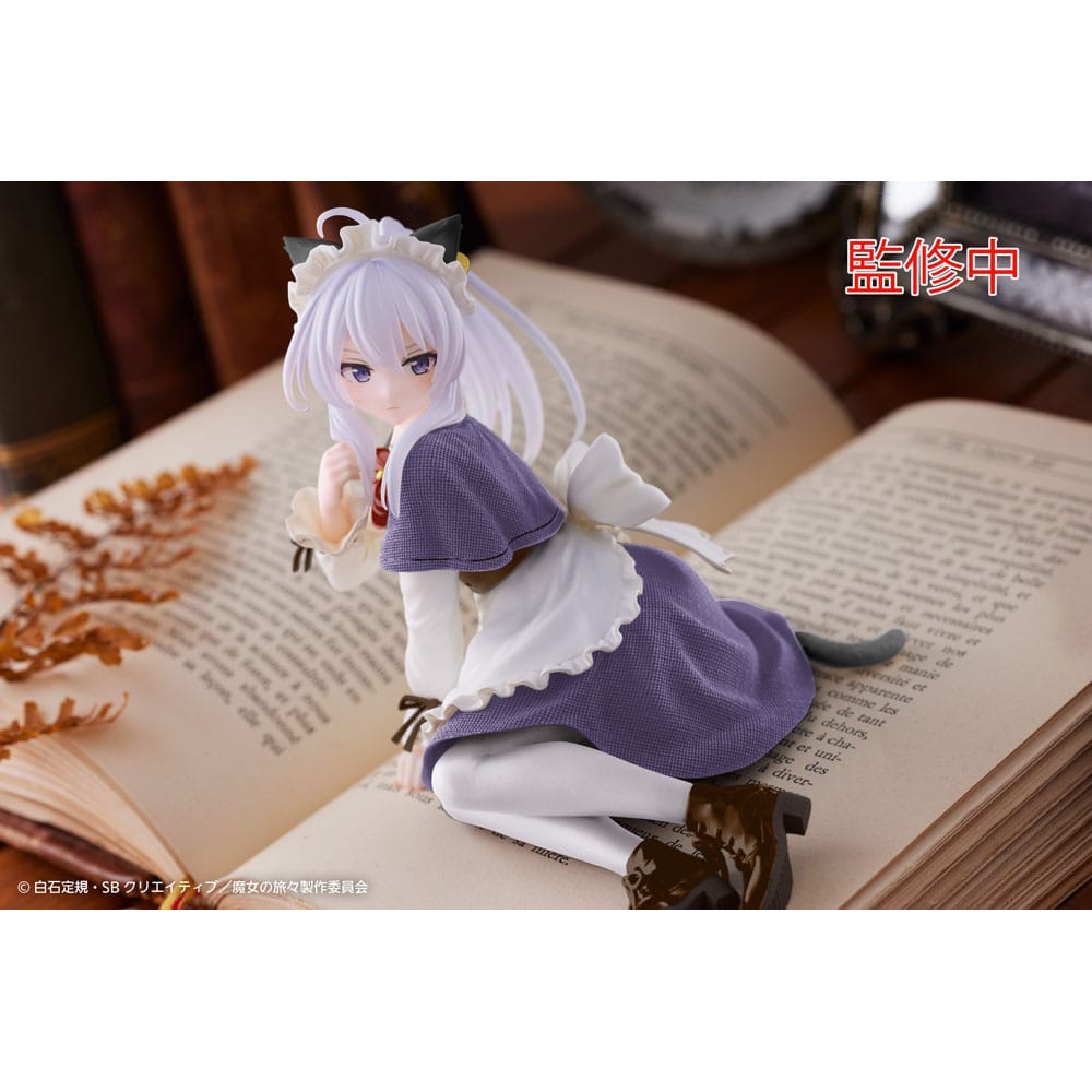 Wandering Witch The Journey Of Elaina - Figurine Elaina Desktop Cute Car Maid Version