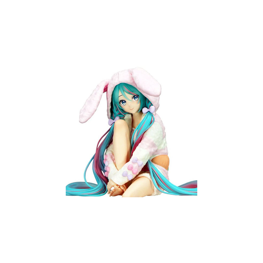 Vocaloid - Figurine Hatsune Miku Noodle Stopper Rabbit Ear Hood Pajama