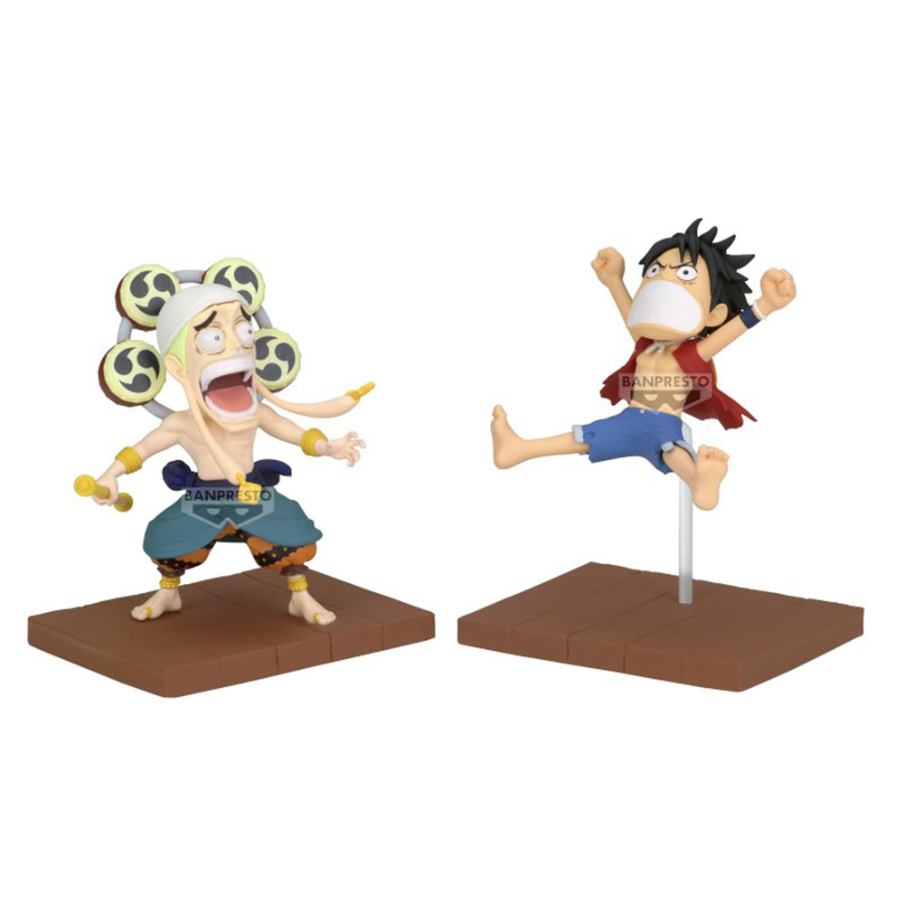 One Piece - Figurine Monkey D. Luffy & Enel WCF Log Stories