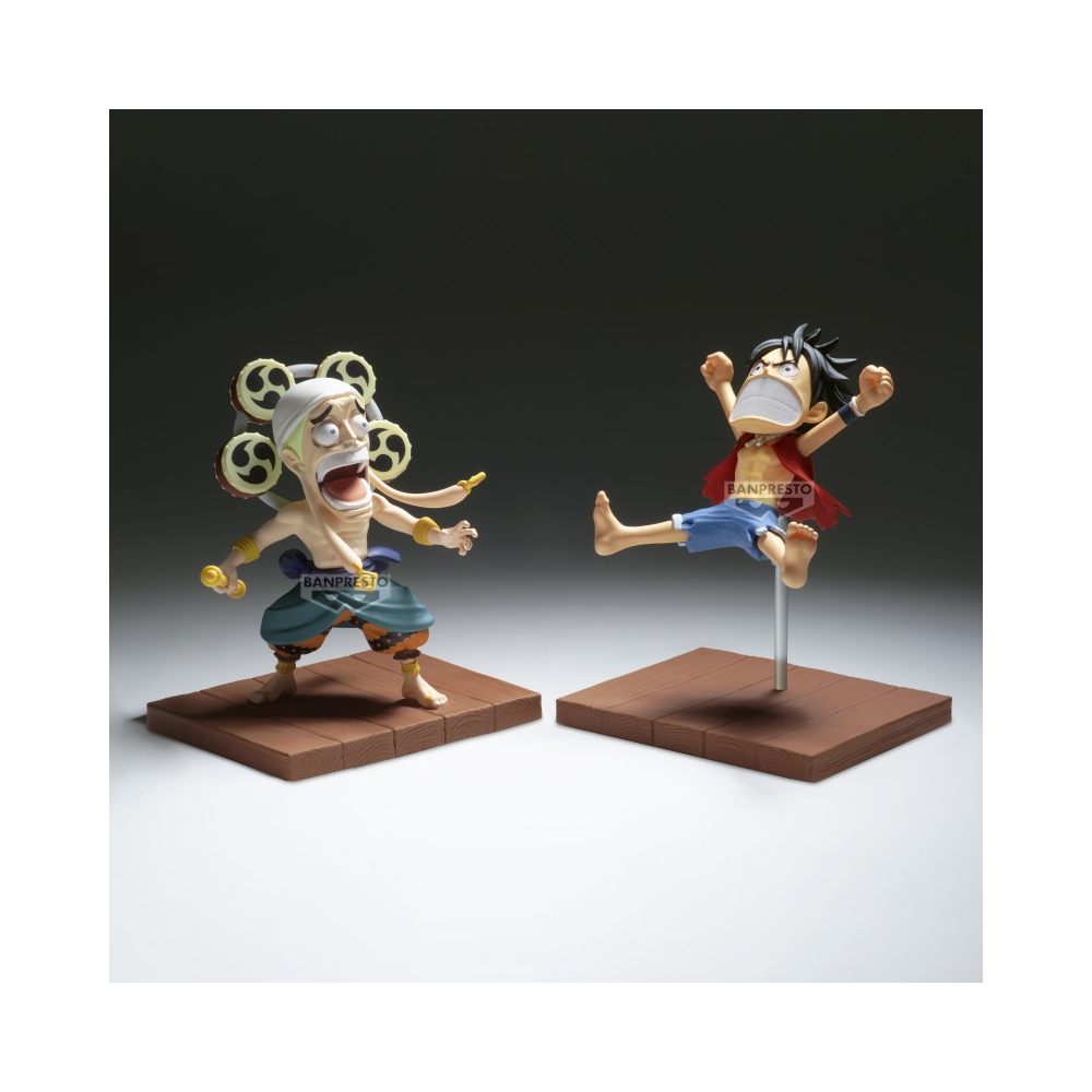 One Piece - Figurine Monkey D. Luffy & Enel WCF Log Stories