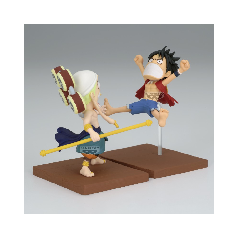 One Piece - Figurine Monkey D. Luffy & Enel WCF Log Stories