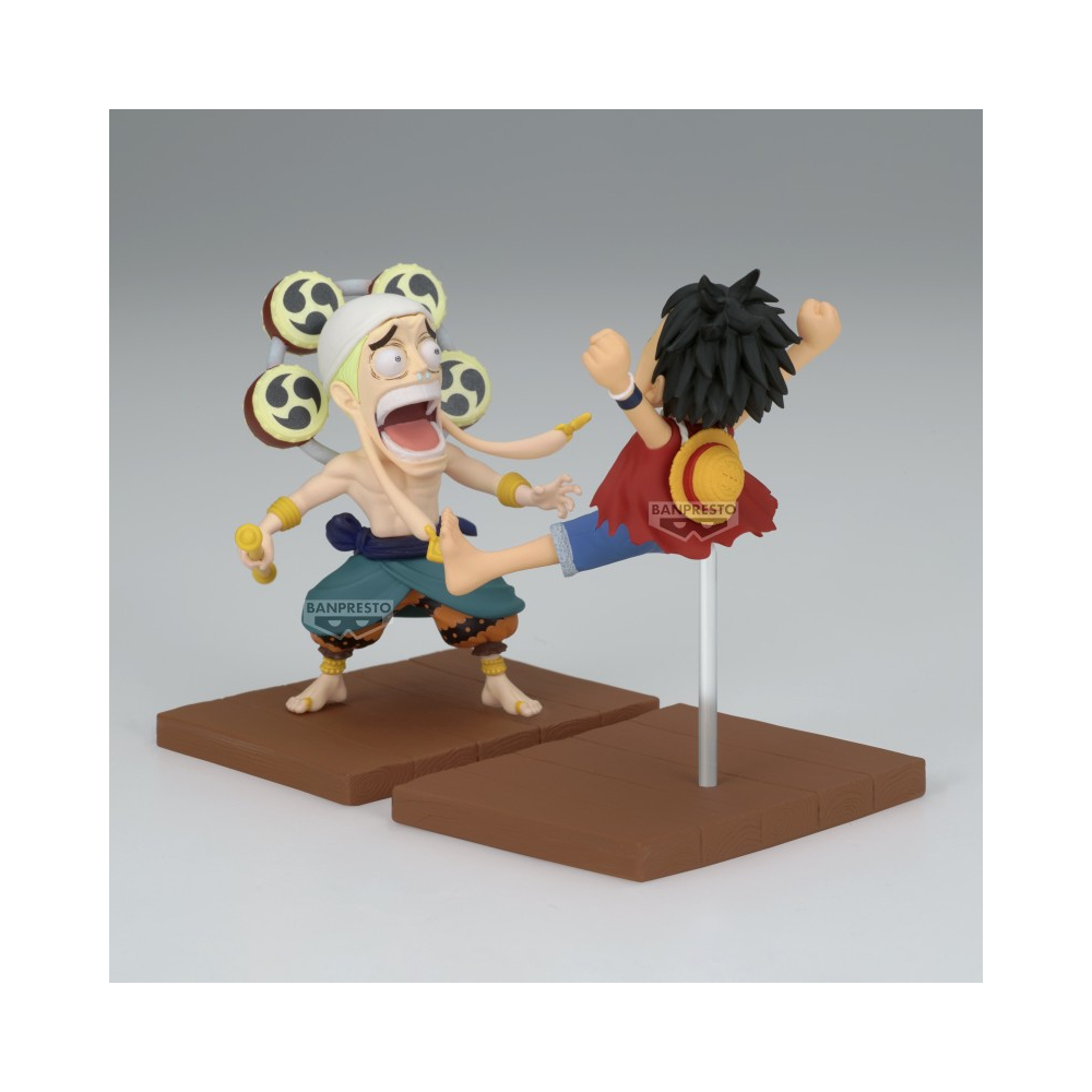 One Piece - Figurine Monkey D. Luffy & Enel WCF Log Stories