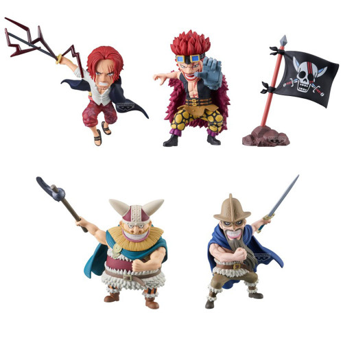 One Piece - Pack Figurines WCF Red Hair Pirates 01