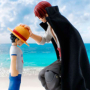 One Piece - Figurine Monkey D. Luffy Childhood Ver & Shanks S.H Figuarts