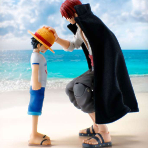 One Piece - Figurine Monkey D. Luffy Childhood Ver & Shanks S.H Figuarts