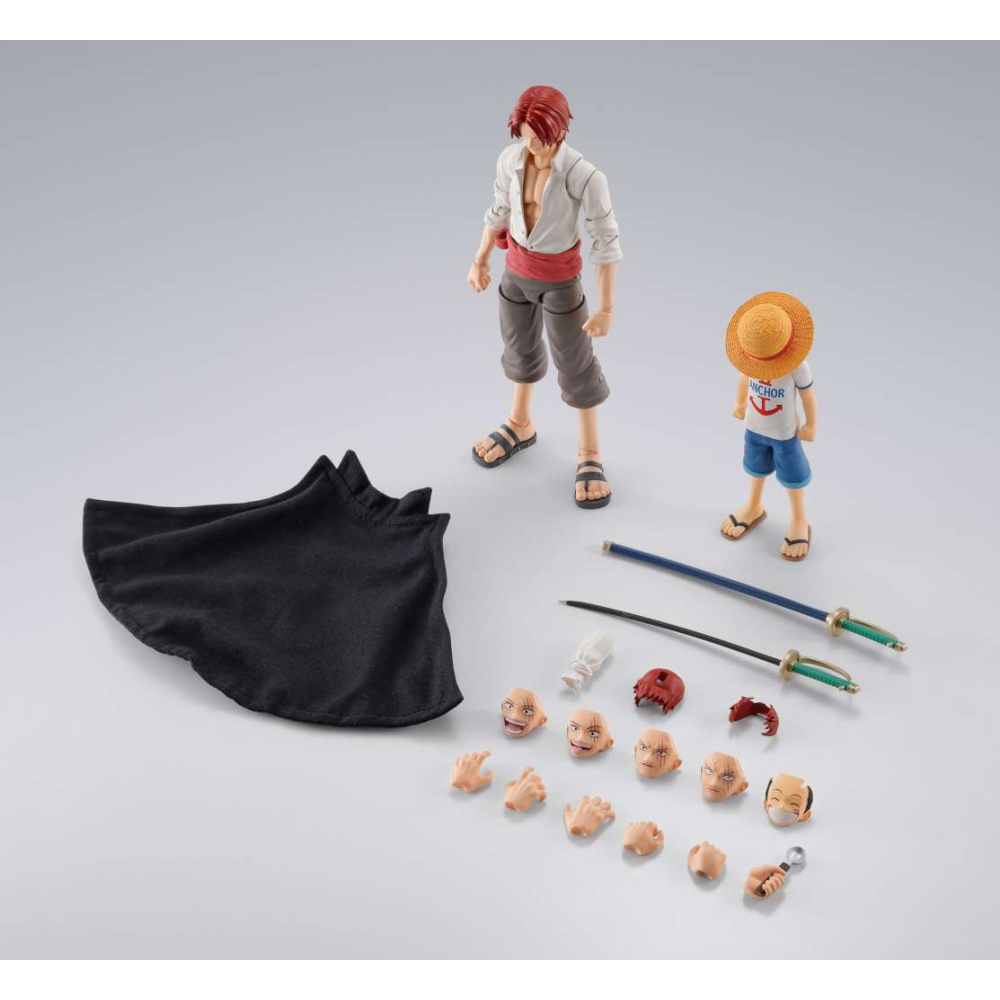 One Piece - Figurine Monkey D. Luffy Childhood Ver & Shanks S.H Figuarts