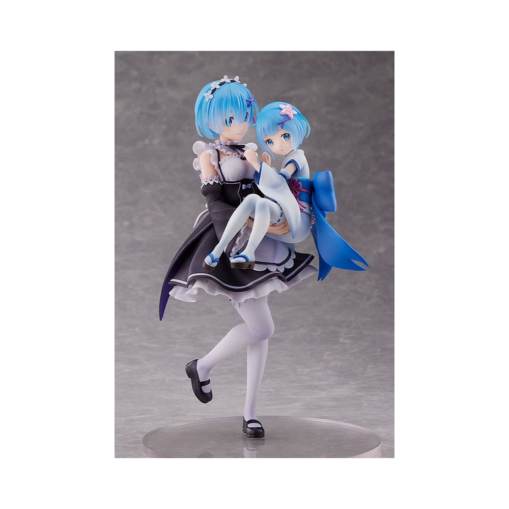 Re:ZERO - Starting Life In Another World - Figurine Rem & Childhood Rem