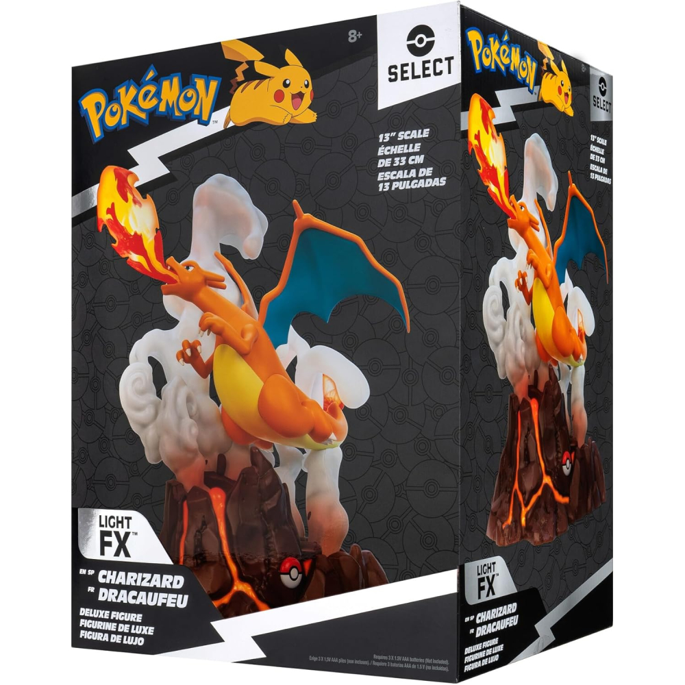 Pokémon - Figurine Dracaufeu Deluxe Collector Figure