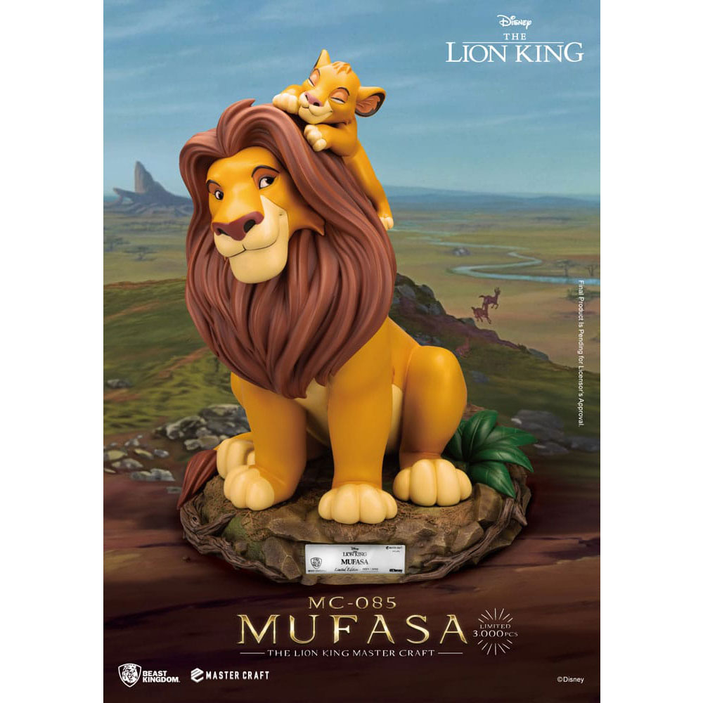 Disney Le Roi Lion - Figurine Mufasa Master Craft