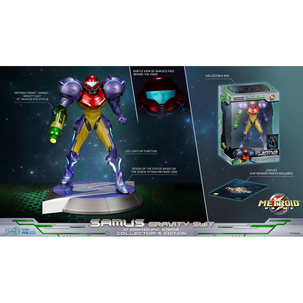 Metroid Prime - Figurine Samus Gravity Suit Collector Edition