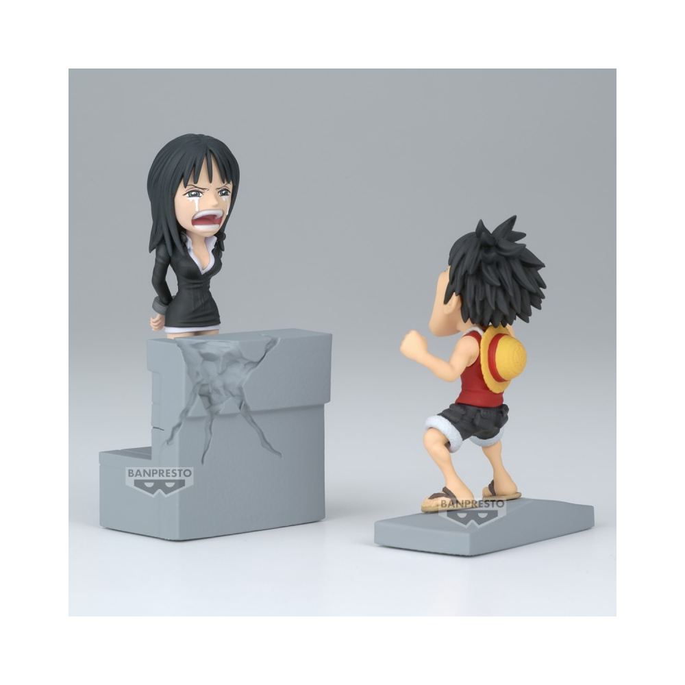 One Piece - Figurine Monkey D. Luffy & Nico Robin WCF Log Stories